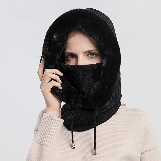 Capuche bonnet Hivernal et fourrure