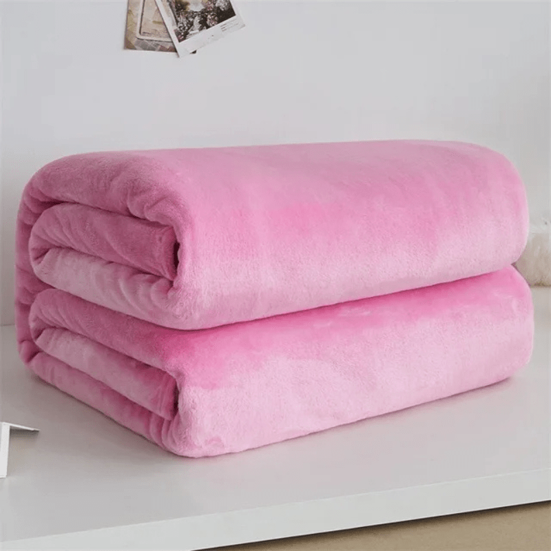 plaid cocooning et polaire Rose / 200x230cm / Polyester